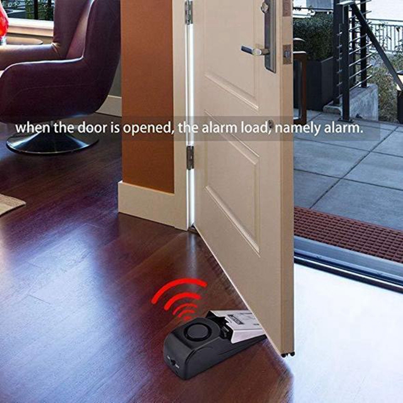Door Stop Alarm - Bezprzewodowy alarmowy blokada drzwi 125dB z