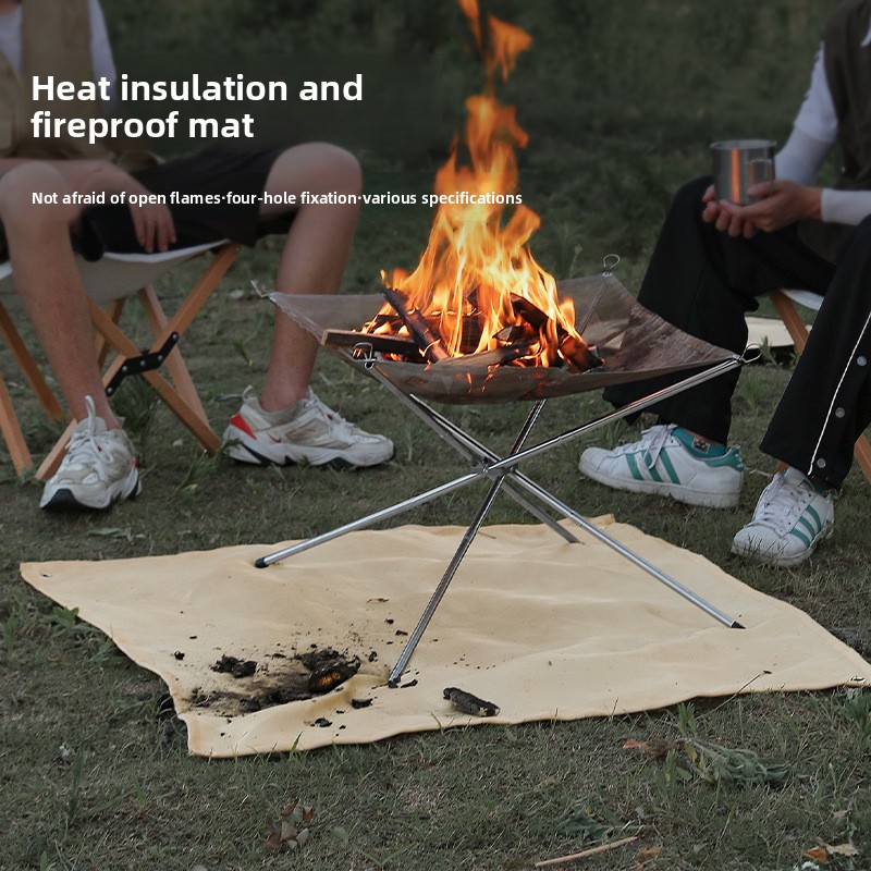 Fire Blanket Kitchen - Ognioodporna mata na kemping, piknik, grill,
