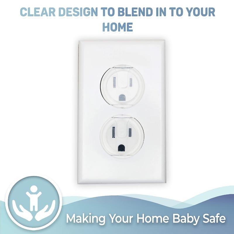 Outlet Cover Baby - Przezroczysta osłona gniazdka, zabezpieczenia gniazdek dla