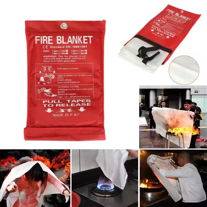 Koc przeciwpożarowy 1mx1m, koc – Fire Blanket Kitchen recenzja i cena