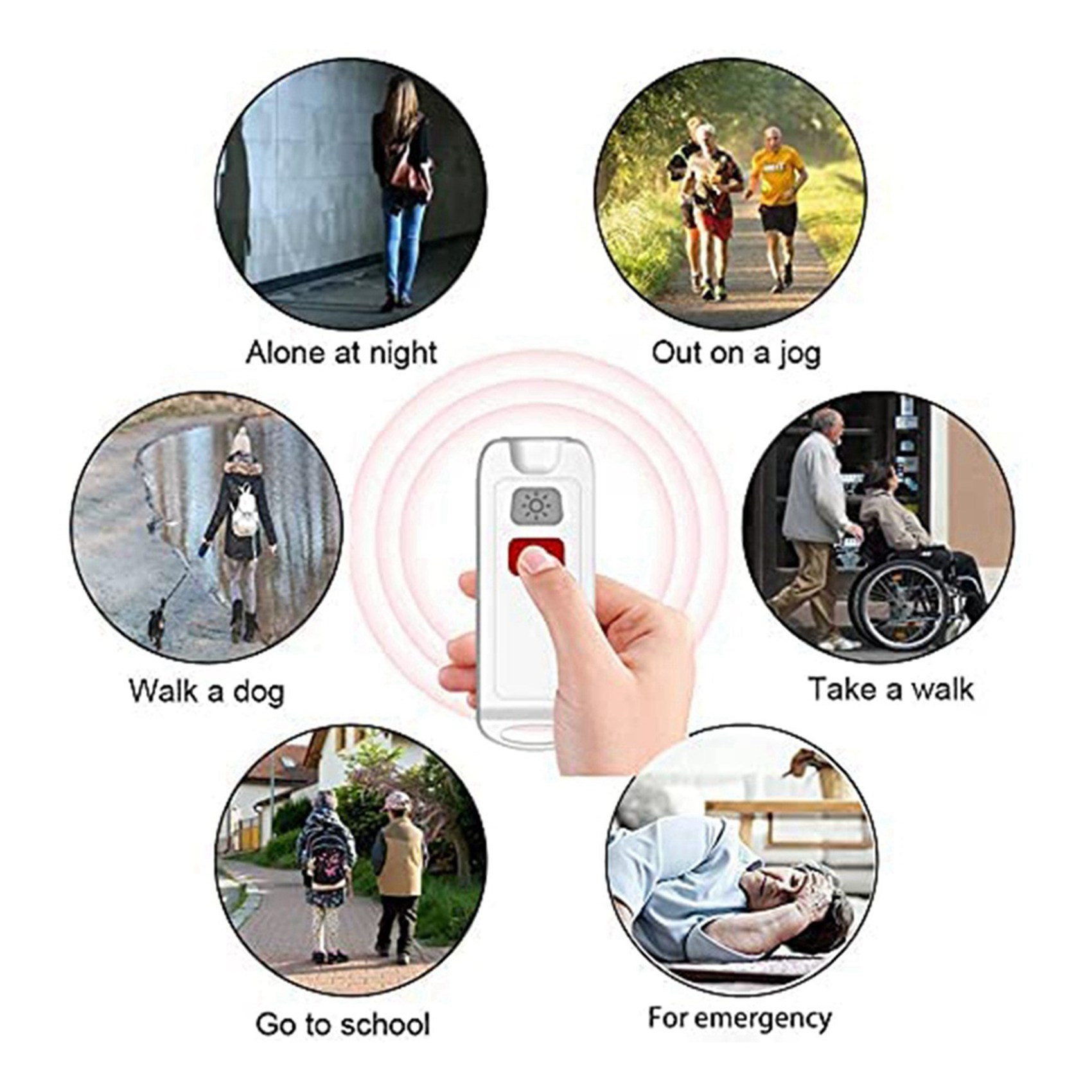 Osobisty alarm FULL-2X, alarm  – Personal Alarm Keychain recenzja i cena