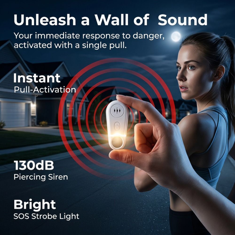 Przenośny osobisty alarm bezpi – Personal Alarm Keychain recenzja i cena
